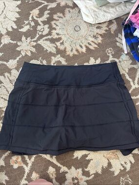 lululemon athletica Black Athletic Skort